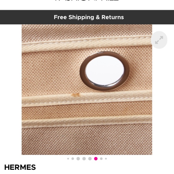 Hand painted Hermes Herbag - Picture 13 of 16